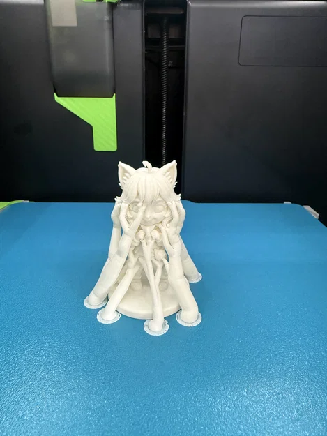 Miniature Chibi Cat Girl – In 3D (65mm) - Image 5