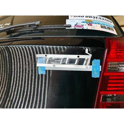 Jig/Template gắn badge sau BMW 130i (rear badge install template)