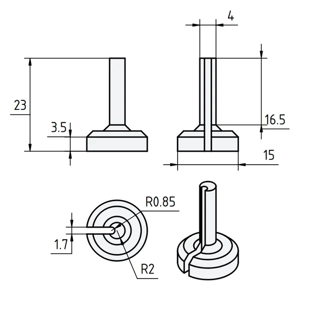 Nút bịt đầu nối Bowden (Bowden Plug) cho máy in 3D - Tiện ích & Gọn gàng - Image 2