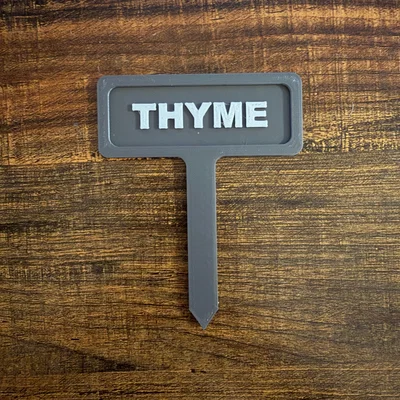 Thyme Garden Marker | 3D Print 3MF
