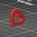 Mô hình trái tim 3D đơn giản - Phụ kiện trang trí và quà tặng ý nghĩa - Thumbnail 1