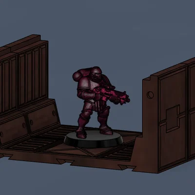 3D Modular walkways cho miniatures (Demo) – Pasillos Modulares