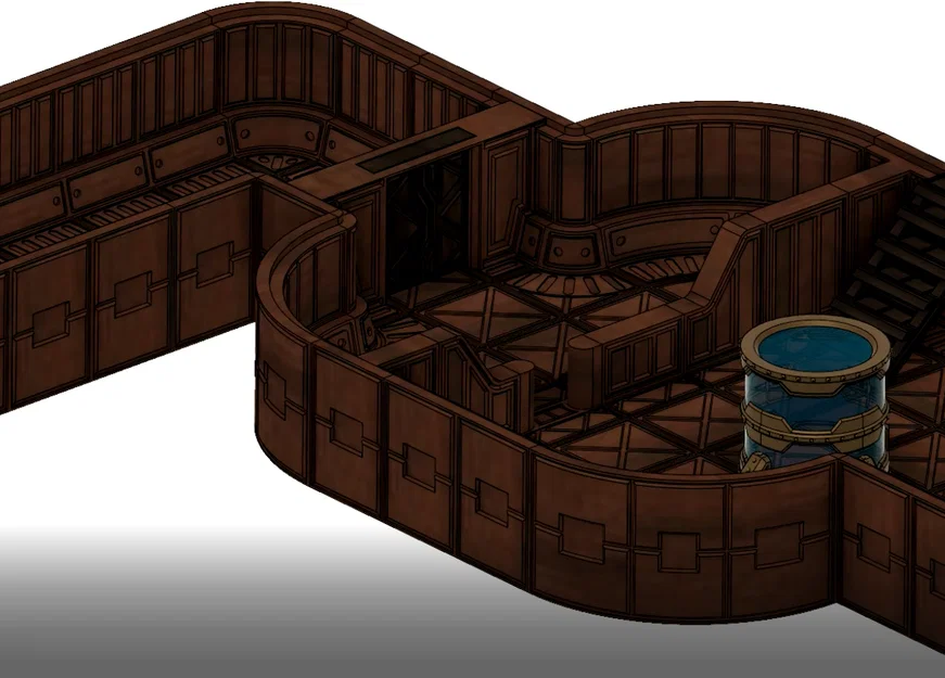 3D Modular walkways cho miniatures (Demo) – Pasillos Modulares - Image 4
