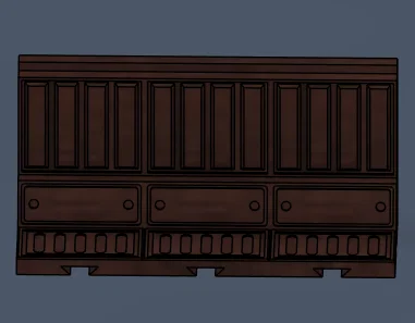 Pasillos modulares 3D cho miniatures – Paredes 1 - Image 1