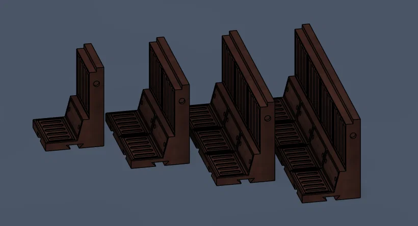 Pasillos modulares 3D cho miniatures – Paredes 1 - Image 2