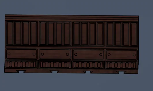 Pasillos modulares 3D cho miniatures – Paredes 1 - Image 3