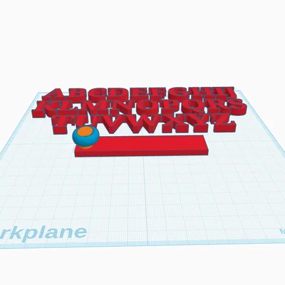 Mẫu móc khóa chữ cái 3D trang trí balo cá tính