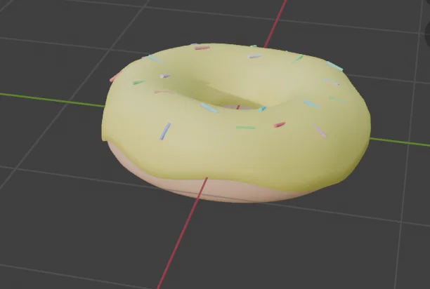 Mô hình trang trí bánh Donut (Donat) 3D siêu xinh xắn - Image 1