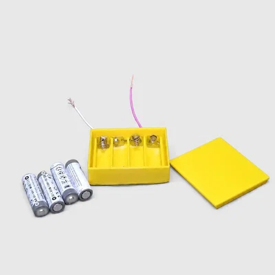 Hộp pin 6V (4 pin AA alkaline mắc nối tiếp)