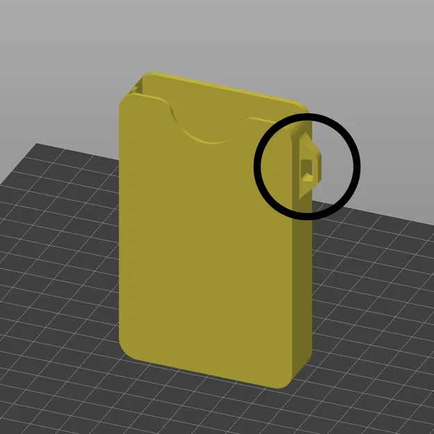 Ví đựng thẻ 3D MakerVerse v4 có móc treo tiện ích - Image 1