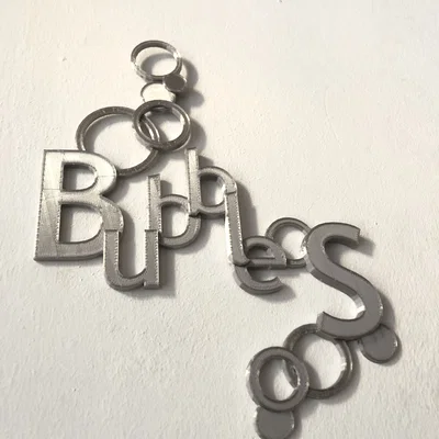 Tranh treo tường 3D Bubbles - Trang trí nội thất độc đáo