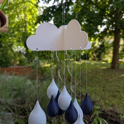 Chuông gió đám mây mưa (Raincloud wind chime)