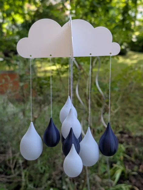 Chuông gió đám mây mưa (Raincloud wind chime) - Image 2