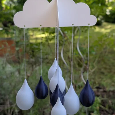 Chuông gió đám mây mưa (Raincloud wind chime)