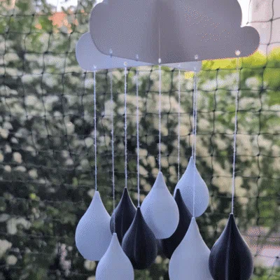 Chuông gió đám mây mưa (Raincloud wind chime)