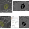 Móc khóa gạch bê tông logo F3 (phiên bản MMU) - Thumbnail 2