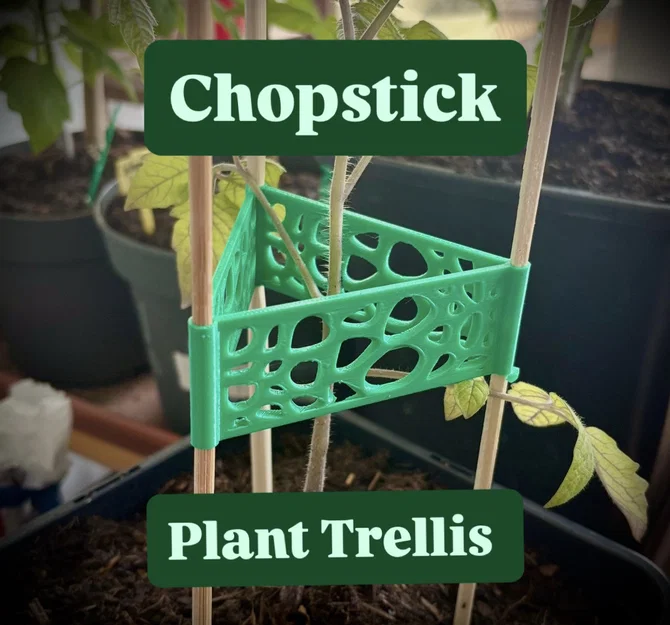Khung đỡ cây bằng đũa (Chopstick plant support trellis) - Image 1