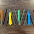 Mẫu lược xếp kiểu bướm (Butterfly Knife Comb) in 3D độc đáo - Thumbnail 1
