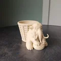 Chậu Cây 3D Voi Ma Mút Đáng Yêu (Cute Mammoth Planter) Độc Đáo - Thumbnail 2