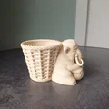 Chậu Cây 3D Voi Ma Mút Đáng Yêu (Cute Mammoth Planter) Độc Đáo - Thumbnail 5