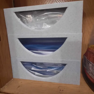 Giá đỡ túi Ziploc in 3D: Giải pháp sắp xếp nhà bếp thông minh
