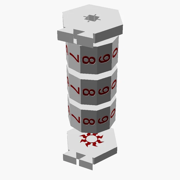 MTG — Bộ đếm Mana Barrel Counter (Hex Dial 3 trống) - Image 5