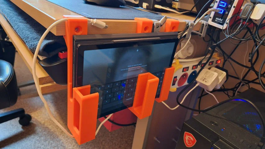 Giá đỡ điện thoại và máy tính bảng 3D thông minh cho bàn làm việc - Image 6