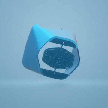 Nắp che logo quay cho bơm AIO Cooler Master Elite Liquid Series