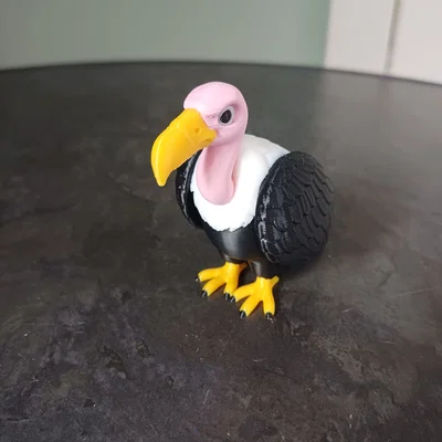 Tượng Chim Kền Kền Dễ Thương (Cute Vulture Figurine)