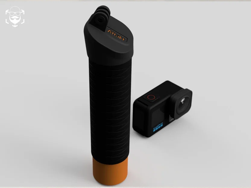 Attakt – Tay cầm nổi cho action camera (ngàm GoPro 3 chấu) - Image 1