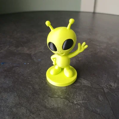 Tượng Người Ngoài Hành Tinh Dễ Thương (Cute Alien Figurine)