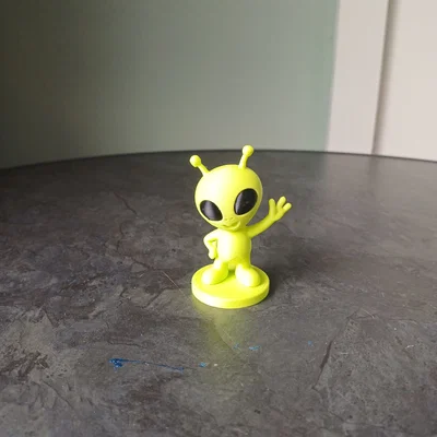 Tượng Người Ngoài Hành Tinh Dễ Thương (Cute Alien Figurine)