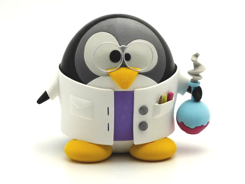 Tux Chemist – Mô hình 3D in được - Image 1