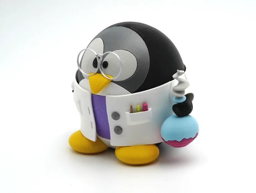 Tux Chemist – Mô hình 3D in được - Image 2