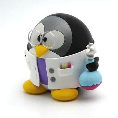 Tux Chemist – Mô hình 3D in được