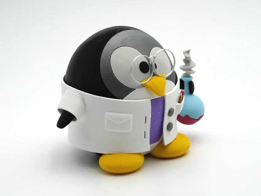 Tux Chemist – Mô hình 3D in được - Image 3