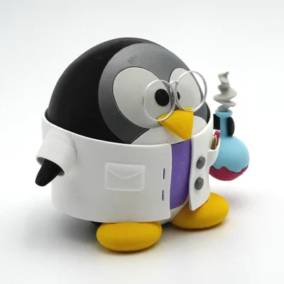 Tux Chemist – Mô hình 3D in được