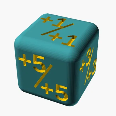 MTG — Xúc xắc +1/+1 Counter (d6, các mặt +N/+N)