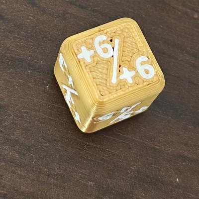 MTG — Xúc xắc +1/+1 Counter (d6, các mặt +N/+N)