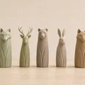 Woodland Spirits – Bộ 4 tượng thú tối giản: Cáo, Nai, Gấu & Thỏ - Thumbnail 1