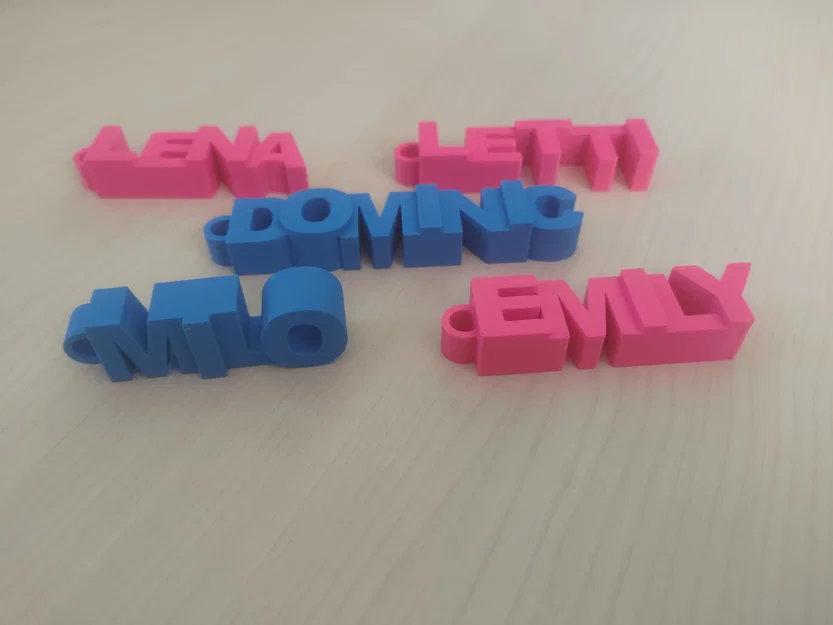 Móc khóa tên in 3D cá nhân hóa - Độc đáo và ý nghĩa - Image 2