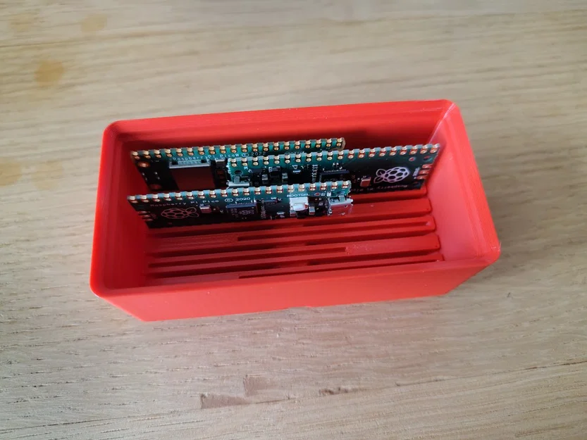 Module lưu trữ Gridfinity cho Pi Pico (2W 1D 3H) - Image 1