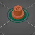 Mô hình Người Tuyết trang trí Giáng sinh (Snowman Ornament) in 3D - Thumbnail 4