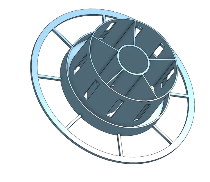 Giá đỡ cuộn dây in 3D đa năng (suporteglisum) - Thiết kế tối ưu - Image 1