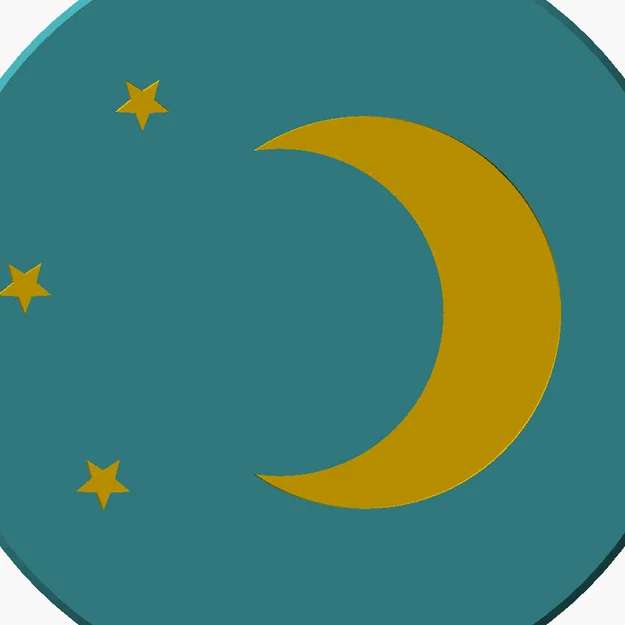 MTG — Token lật Day / Night (Đĩa 60mm) - Image 1