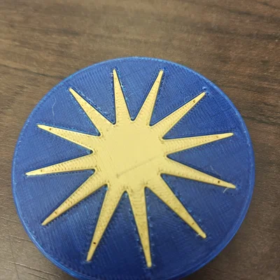 MTG — Token lật Day / Night (Đĩa 60mm)