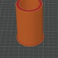 Bộ adapter tăng đường kính trục đỡ cuộn nhựa in 3D tiện lợi - Thumbnail 2