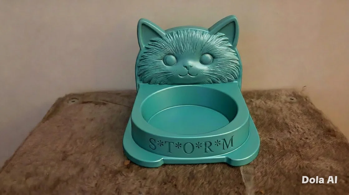 Bát ăn cho mèo (Pet bowl) thiết kế cá nhân hóa in 3D độc đáo - Image 1