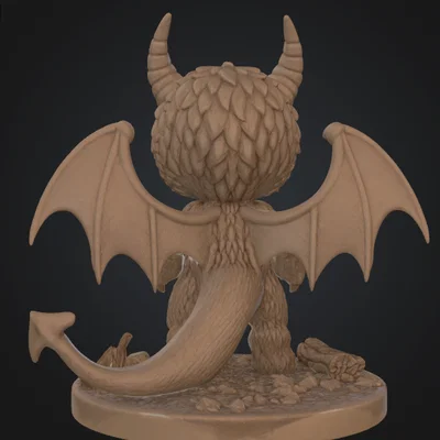 Mô hình 3D Jersey Devil chi tiết - Tượng trưng bày phong cách kỳ ảo