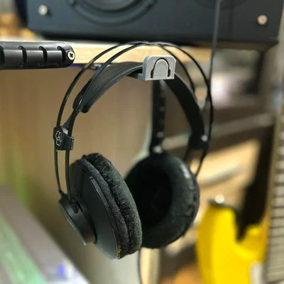 Móc Treo Tai Nghe Ergonomic Dưới Bàn Dạng Kéo Trượt